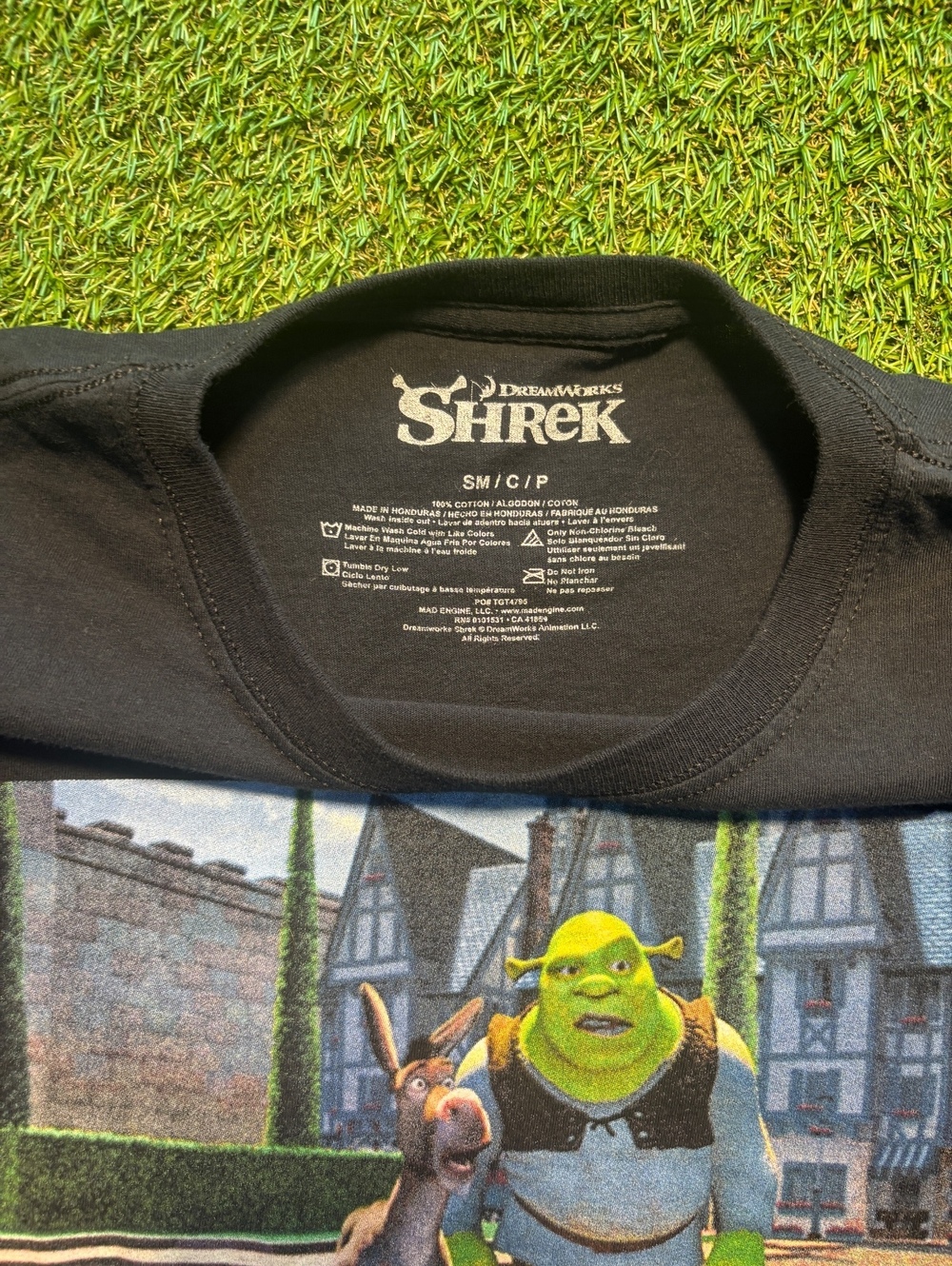 Y2K Shrek t- shirt